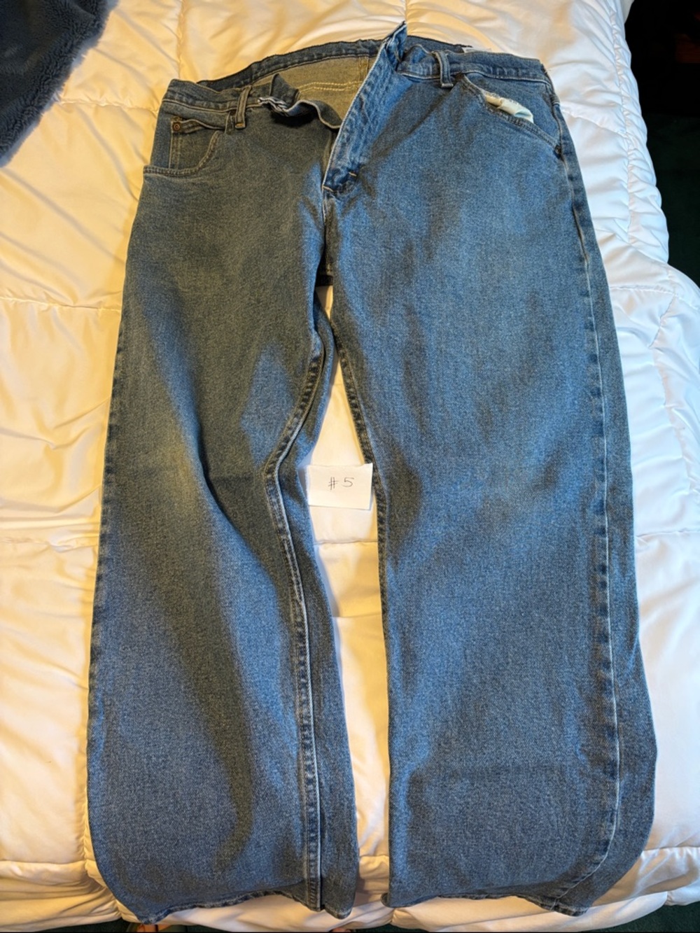 Wrangler Relaxed Fit Men's Blue Denim Jeans
